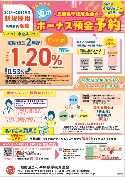 2026夏のボーナス定期２年