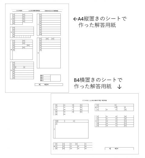 兵庫県学校厚生会 解答用紙が簡単に作成できます